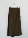 Twist Wrap Long Skirt