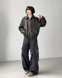 Peter Crop Leather Jacket