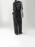 [Planning] Water wide banding pants