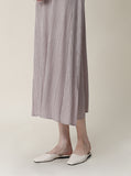 [Premium] Issey Pleated Half Pola One-Piece