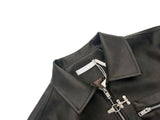 Barrier Hook Leather Jacket