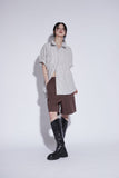 leather belt boots long ver
