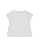 Sheer Panel Flare Tee