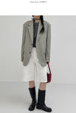 [premium] Tweedy Single Overfit Blazer