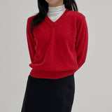 Plint V-neck crop knit