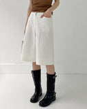 Nuel Cotton Bermuda Wide Pants