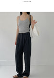 [summer] Wrinkle free semi-wide slacks