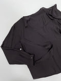 Saphir High Neck Tie Blouse