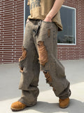 Western Vintage Damage Denim
