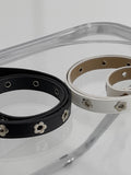 [20mm] Flower Eyelet Belt