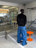 Beams Over Cargo Denim Pants