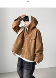 Bell Stitch Work Hood Jacket