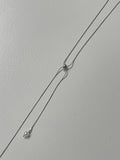 Heart Ball Drop Layered Necklace