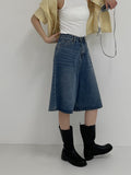 741 Catwashing Bermuda Denim Pants