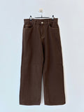 Herringbone stitch denim