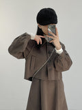 [handmade] Shael Wool Balloon Crop Short Jacket