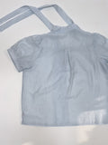Pomelo Tie Short Sleeve Blouse