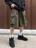 Nylon Cargo Bermuda Pants