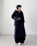 Evelyn Wool Hood Coat