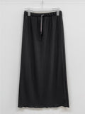 [SET] Pleated Sleeveless Skirt Two-Piece Set