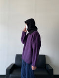 Wool Brush Mohair Balloon Knit