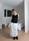 BUTTON LAYERED SLEEVELESS