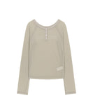Henley Raglan Long Sleeve