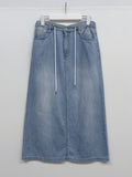 179 Stopper Denim Long Skirt