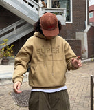 Crop Super Brushed Hood Tee