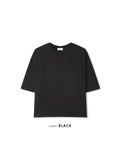 Over Crop Basic Short Sleeve T-Shirt