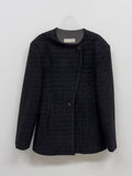 Glass Overfit Tweed Jacket