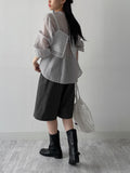 Charlie See-Through Loose Fit Blouse