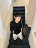 Suzuka White Bermuda Denim Pants