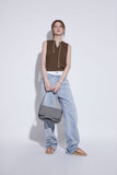square buttons bag