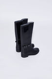 belt rain boots