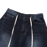 Dart Balloon Wide Washed Denim