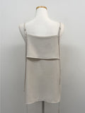 Attention Pleated Layered Bustier