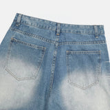 Bart washed straight denim pants