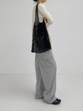 [summer] Planning cargo banding wide pants