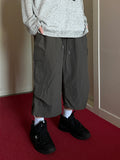 Nylon Cozy Cargo Bermuda Pants