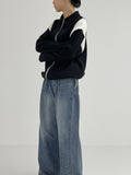 Varsity Two-Way String Cardigan