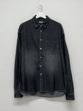 [Long sleeve ver.] Snap washing overfit denim shirt