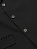 [unisex] Curved 3Button Over Fit Blazer Jacket