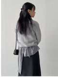 Mir Alpaca Round Cardigan