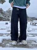 Capital Diagonal Zipper Raw Denim Pants