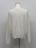 Enne Alpaca V-Neck Loose-Fit Cardigan