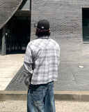 [Linen] Fortune Crop Check Shirt