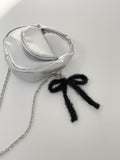Pearl Ribbon Keyring