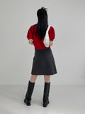 Half Pleats Midi Skirt