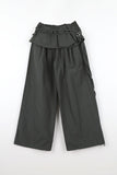 Frill skirt nylon pants